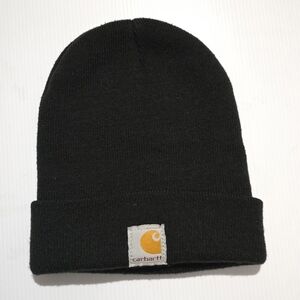 Carhartt Men's Black knot cuffed beanie